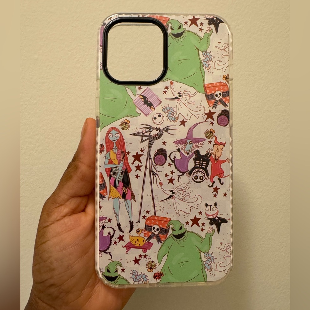 iPhone 12 Pro Max nightmare before Christmas white impact case